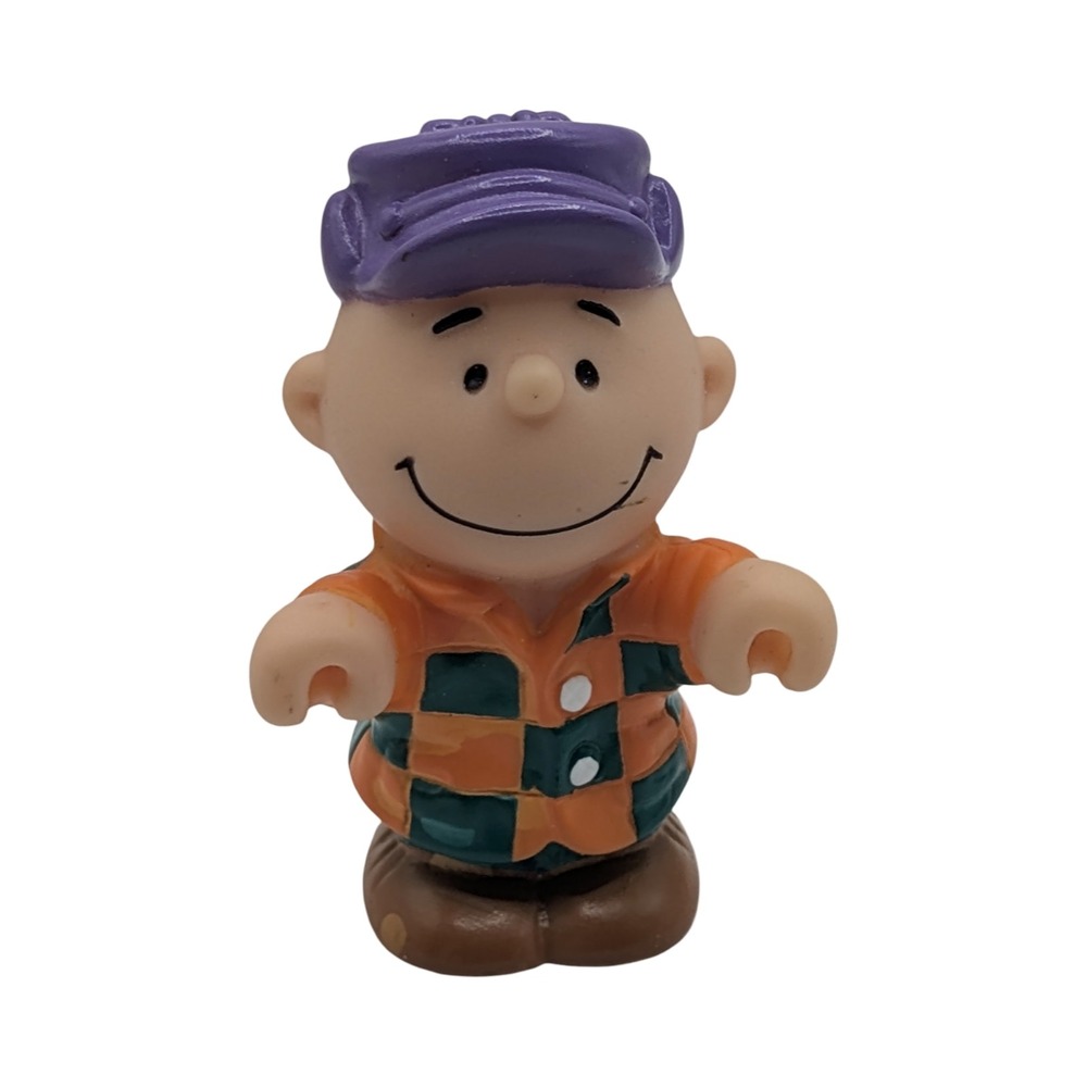 Vintage 1966 Peanuts Charlie Brown Figure United Feature Syndicate Rubber